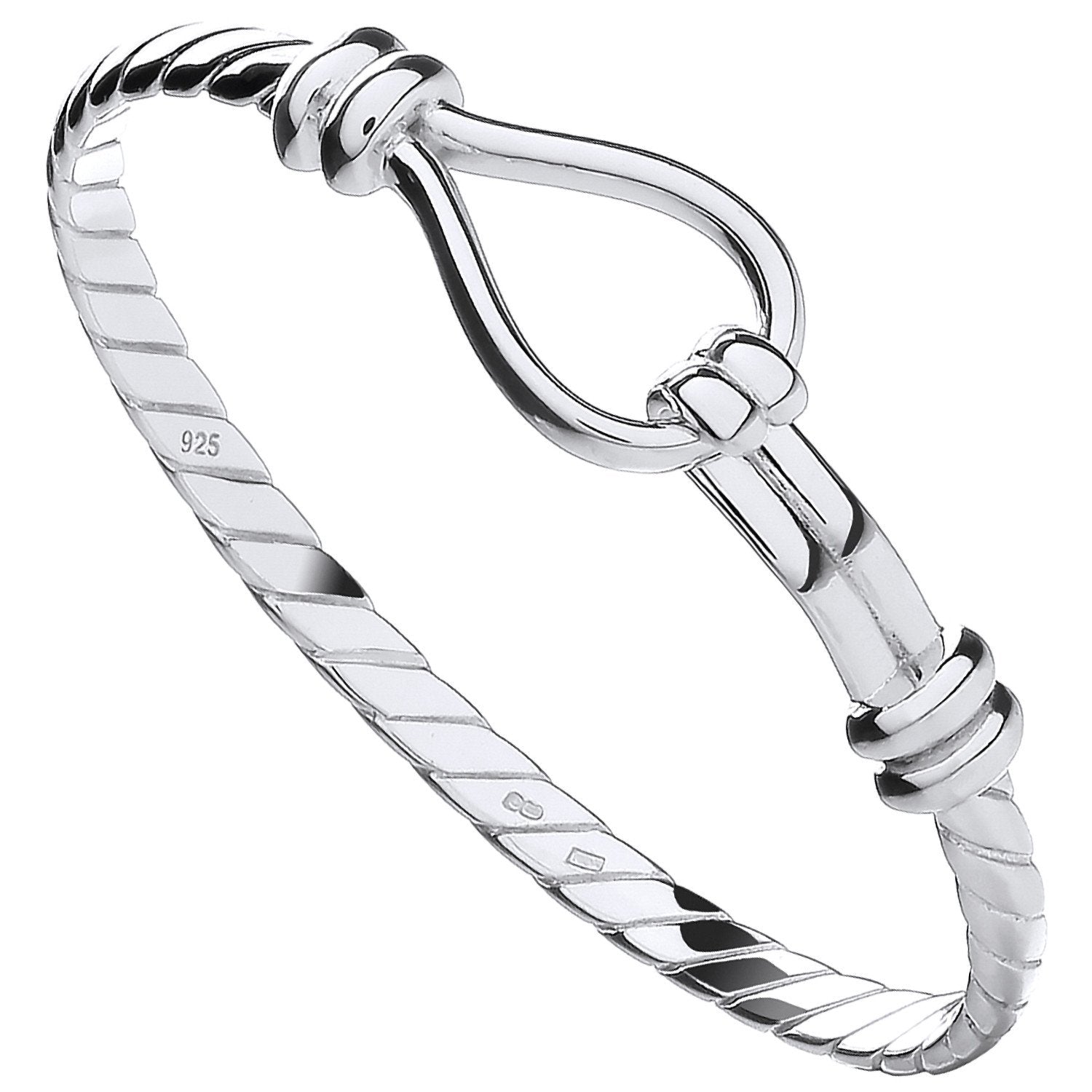 Silver Hook Baby Bangle - Luxury Watch - Certified Authentic - Swiss Made - UK Stock – Luxury Watch by Imperial Time U